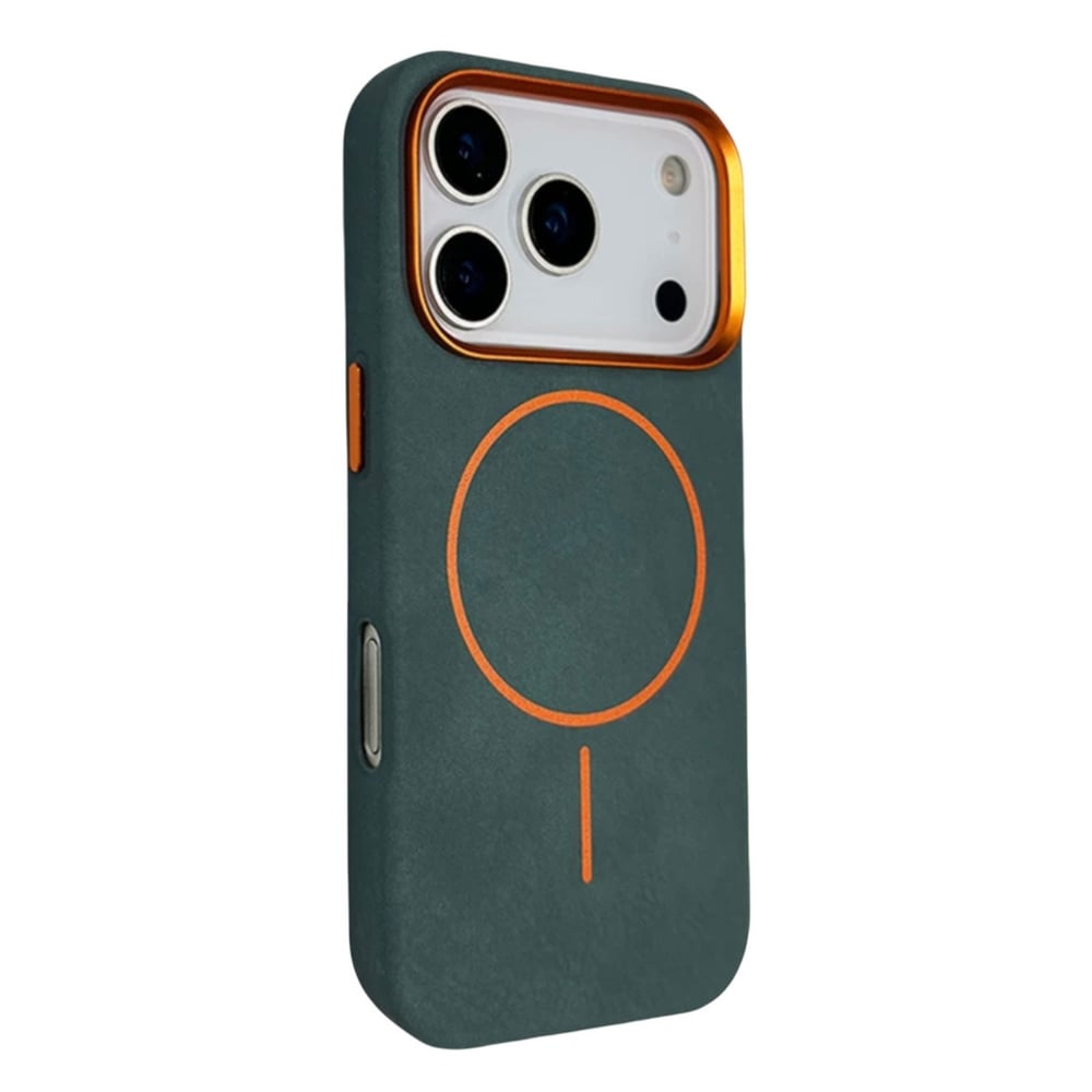 Joko iPhone 17 Pro Luno MagSafe Uyumlu Deri Kılıf – Yeşil
