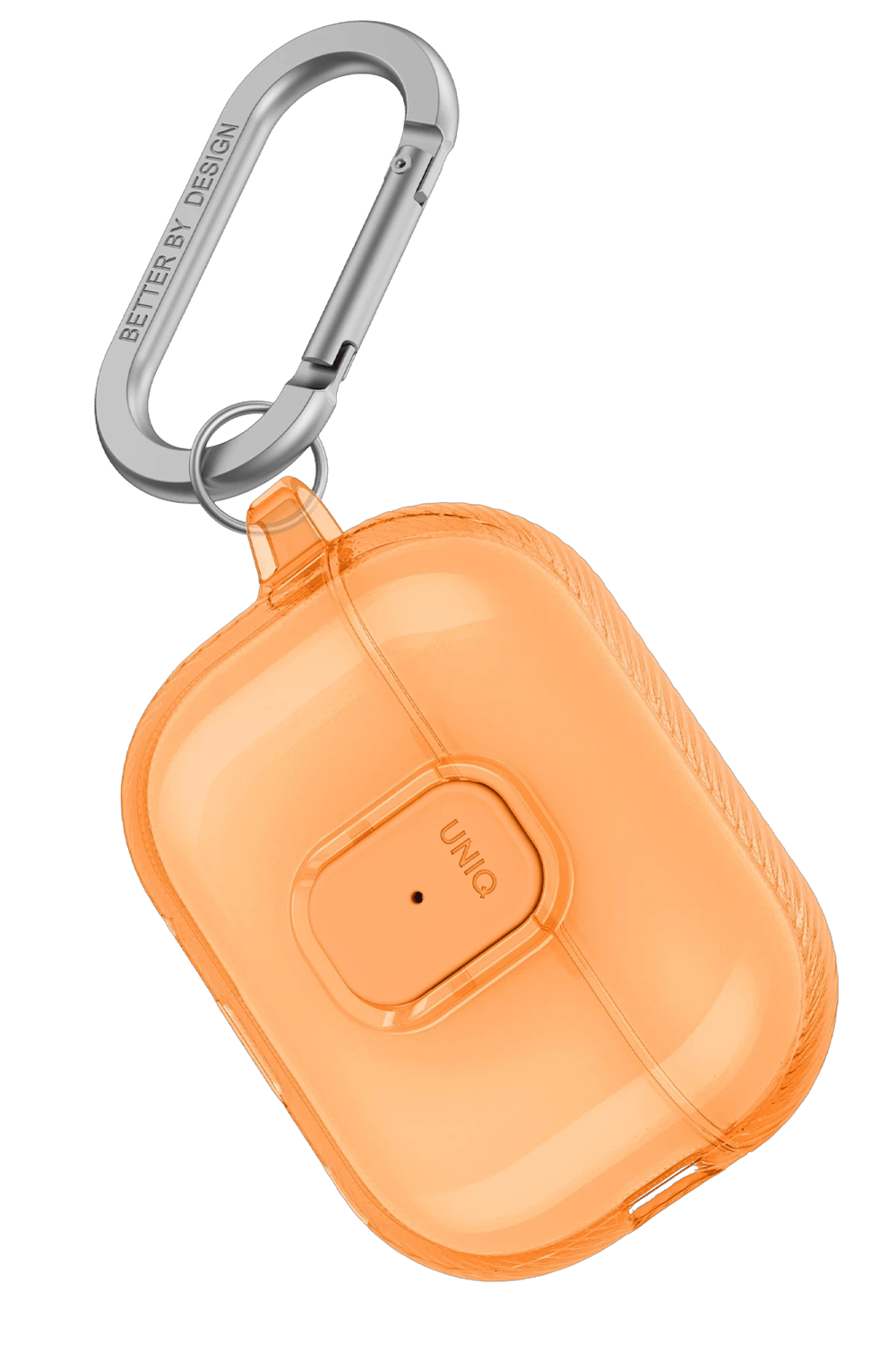 Uniq Airpods 4 (4.nesil) Glase Pro Kilitli Kılıf - Turuncu