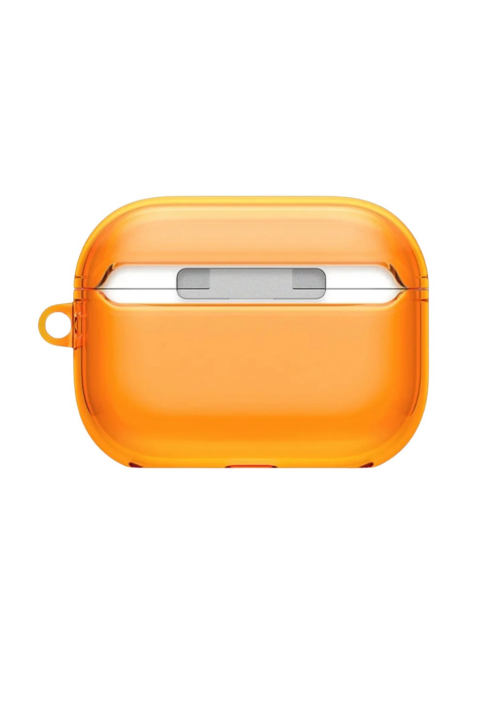 Uniq AirPods Pro 3 (3. Nesil) Glase Darbe Korumalı Silikon Kılıf – Turuncu