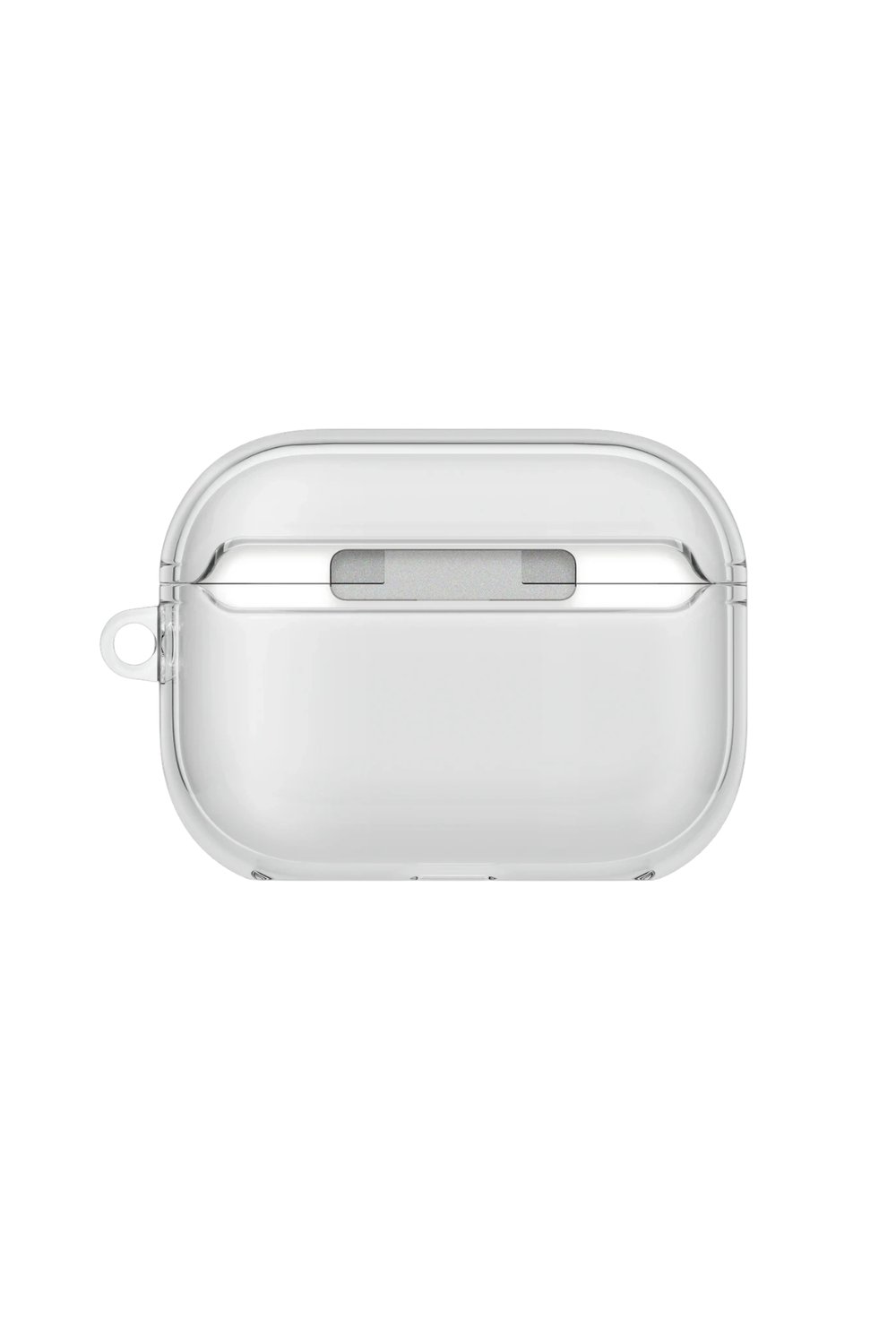 Uniq AirPods Pro 3 (3. Nesil) Glase Darbe Korumalı Silikon Kılıf – Şeffaf