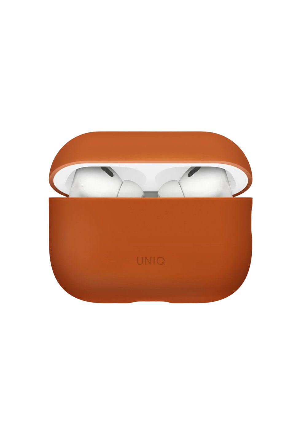 Uniq AirPods Pro 3 (3. Nesil) Lino Yumuşak Silikon Kılıf – Turuncu