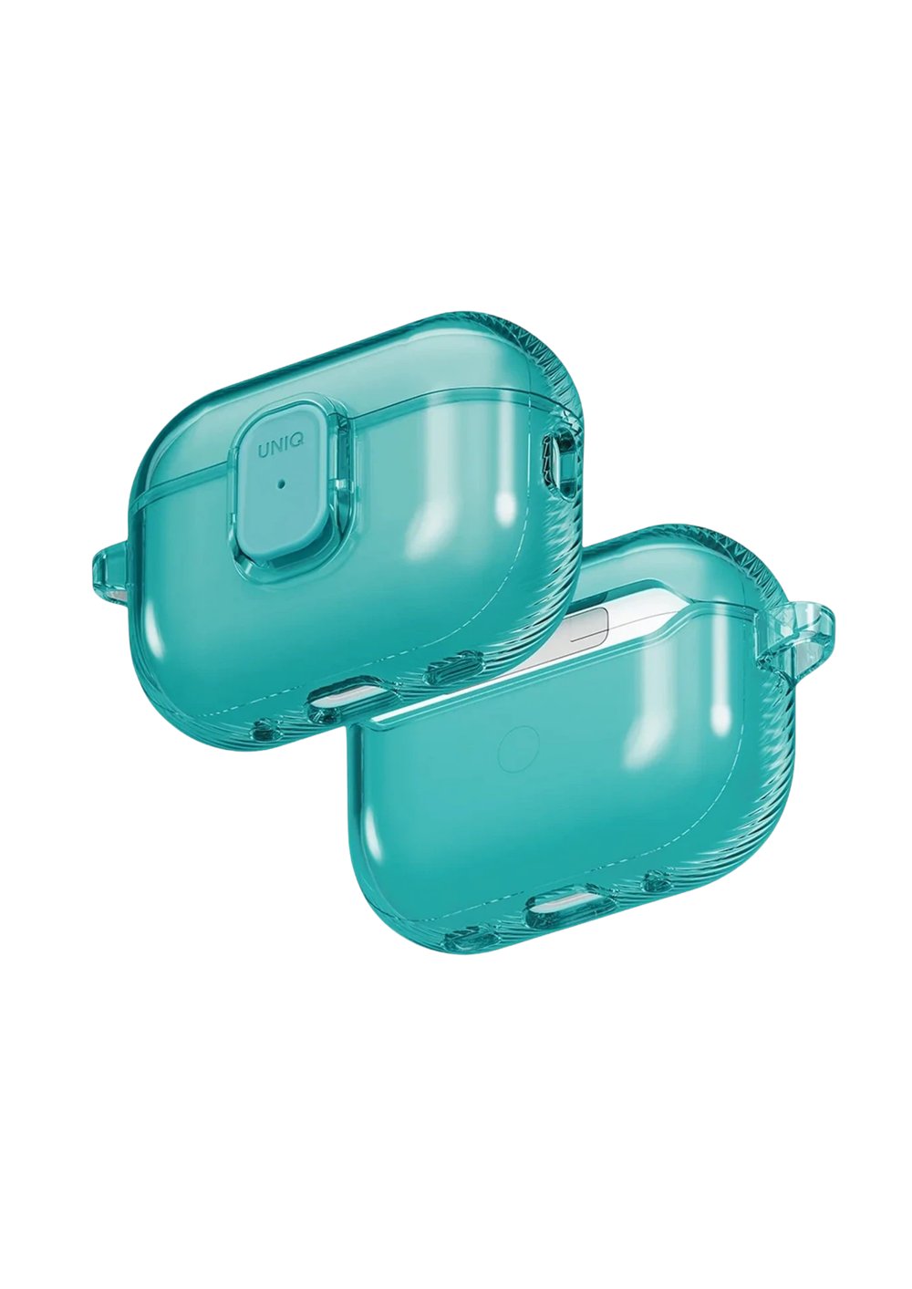 Uniq AirPods Pro 3 (3. Nesil) Glase Pro Darbeye Dayanıklı Koruma Kilitli Kılıf – Turkuaz