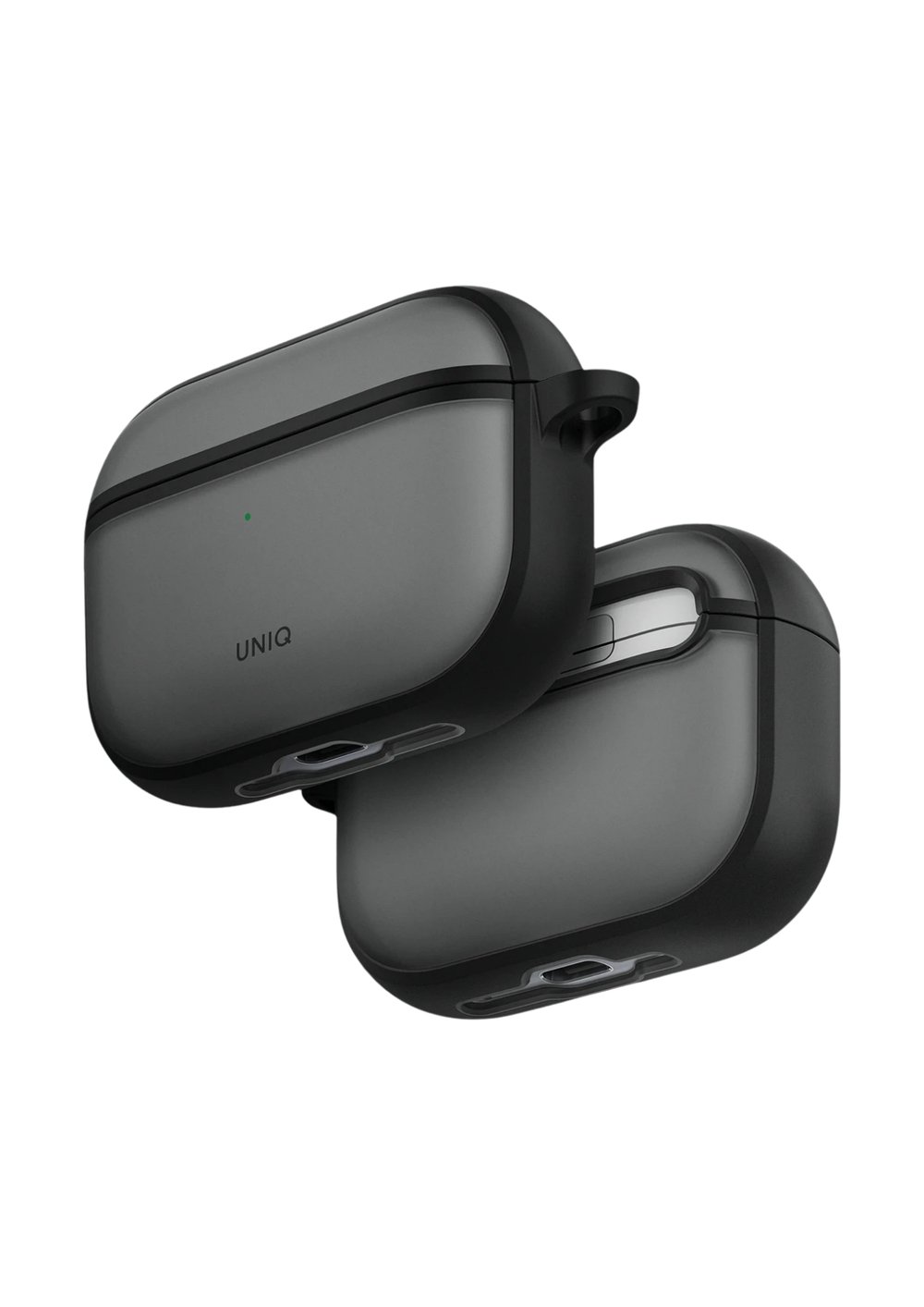 Uniq AirPods Pro 3 (3. Nesil) Veren Frosted Hang Mat Koruma Kılıf – Siyah