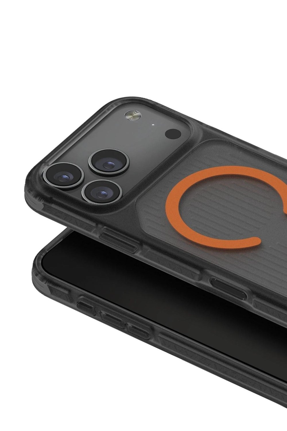 Uniq Apple iPhone 17 Pro MagSafe Uyumlu Combat Active Darbe Emici Kılıf – Siyah Turuncu