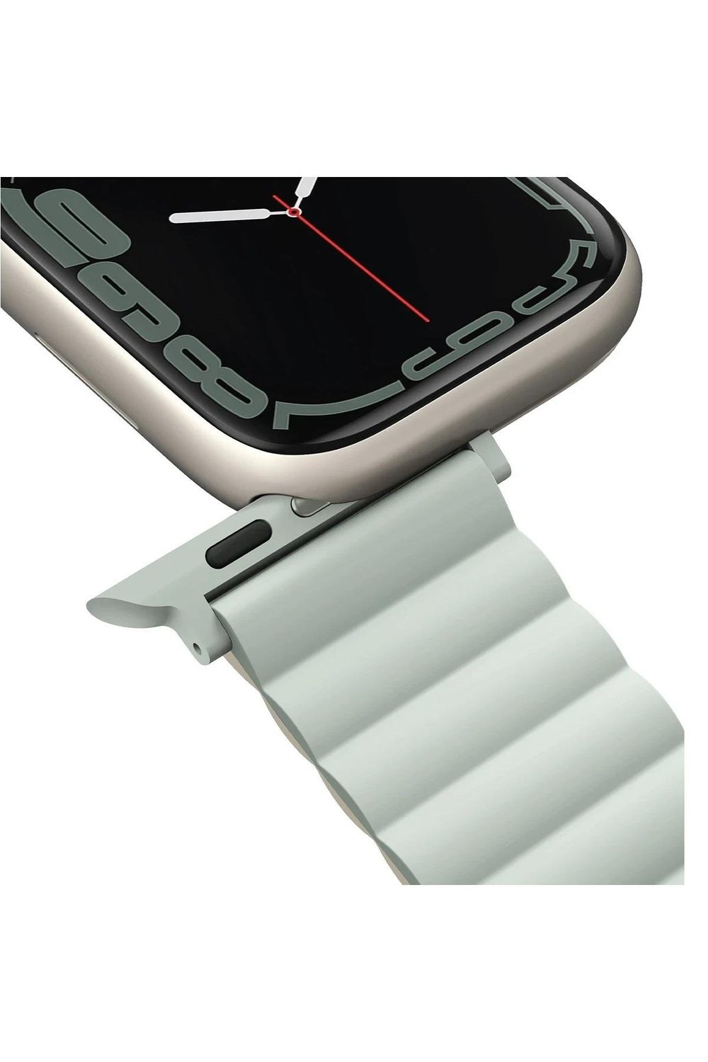 Uniq Apple Watch 38mm/40mm/41mm Revix Premium Reversible Manyetik Kordon - Yeşil-Bej