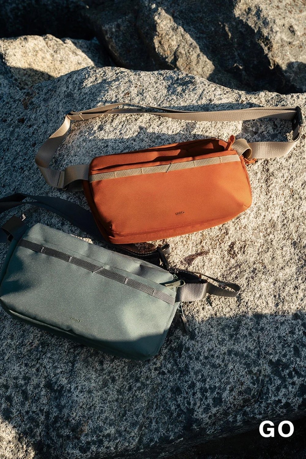 Uniq Denver Canvas Su Geçirmez Günlük Crossbody Bag Omuz Çantası – Mavi