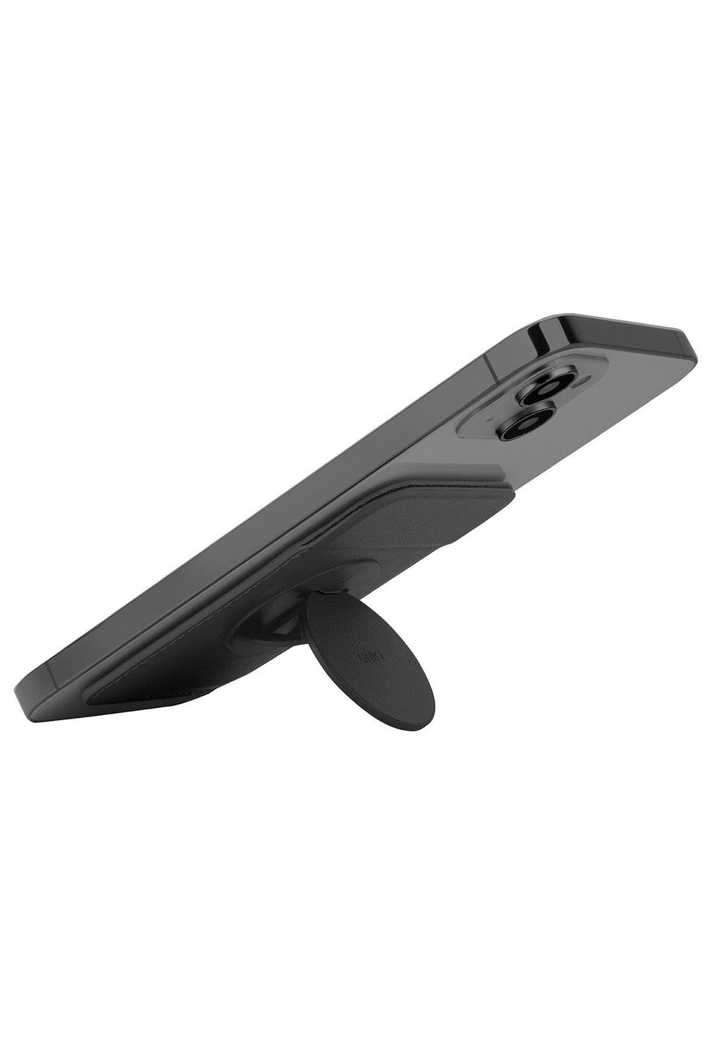 Uniq Flixa Popsocketli Manyetik Kartlık Stand - Siyah