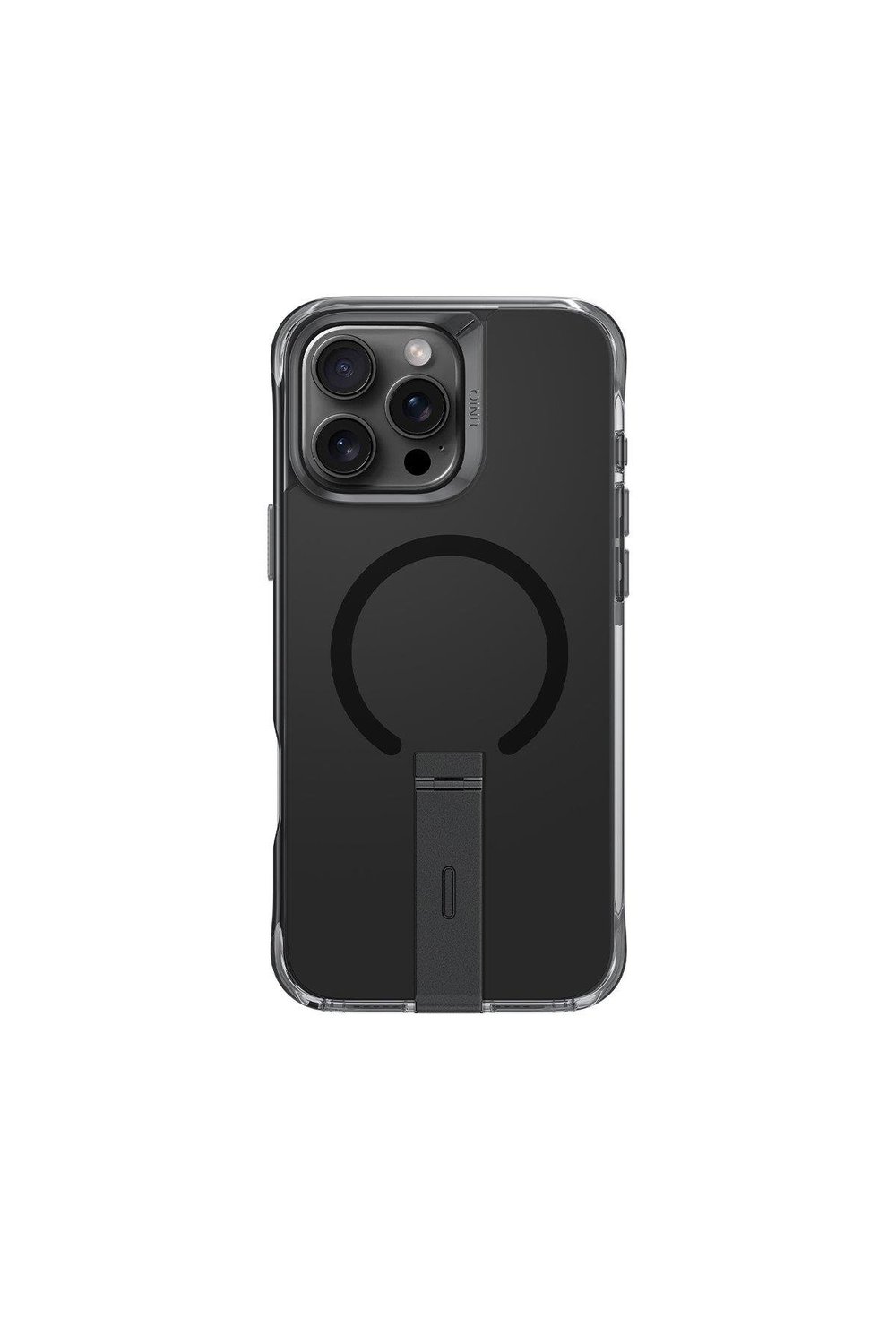 Uniq Apple iPhone 16 Pro Max Eleva Standlı Magsafe Kapak - Siyah
