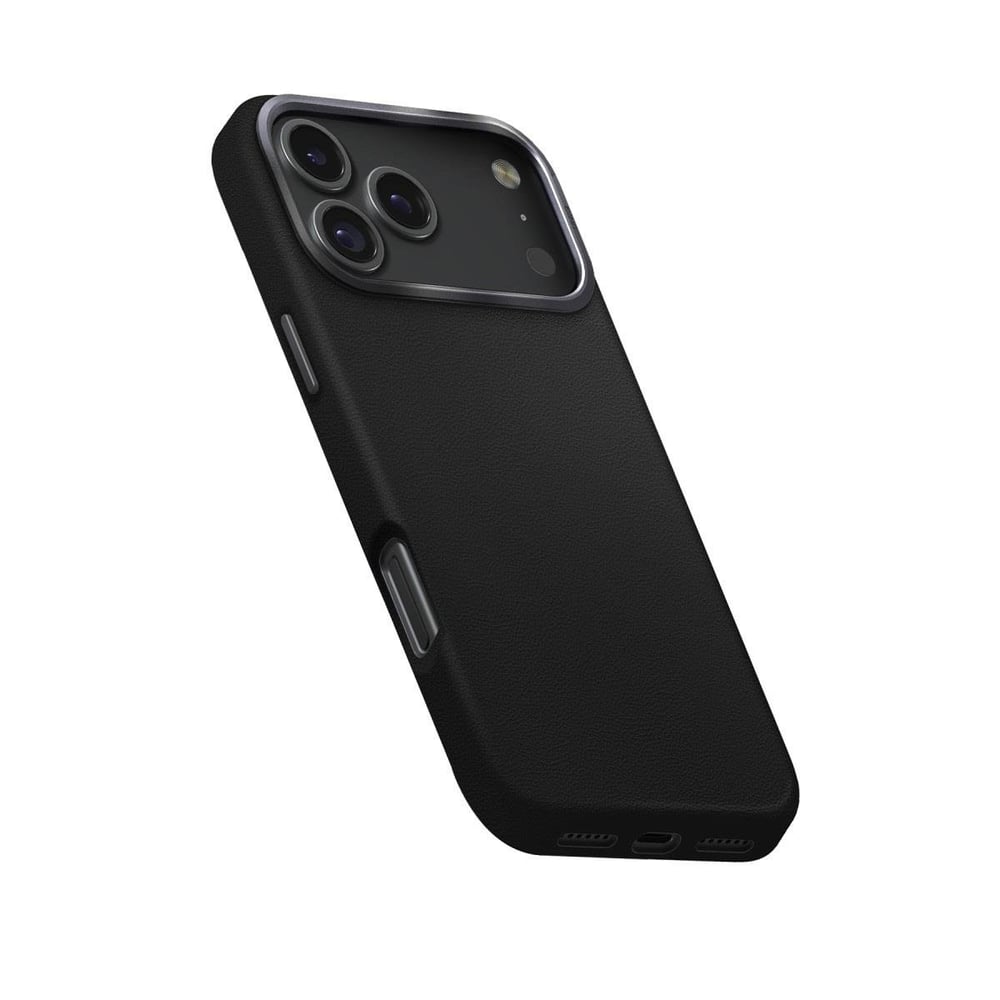 Uniq iPhone 17 Pro Max Lyden MagSafe Vegan Deri Kılıf – Siyah