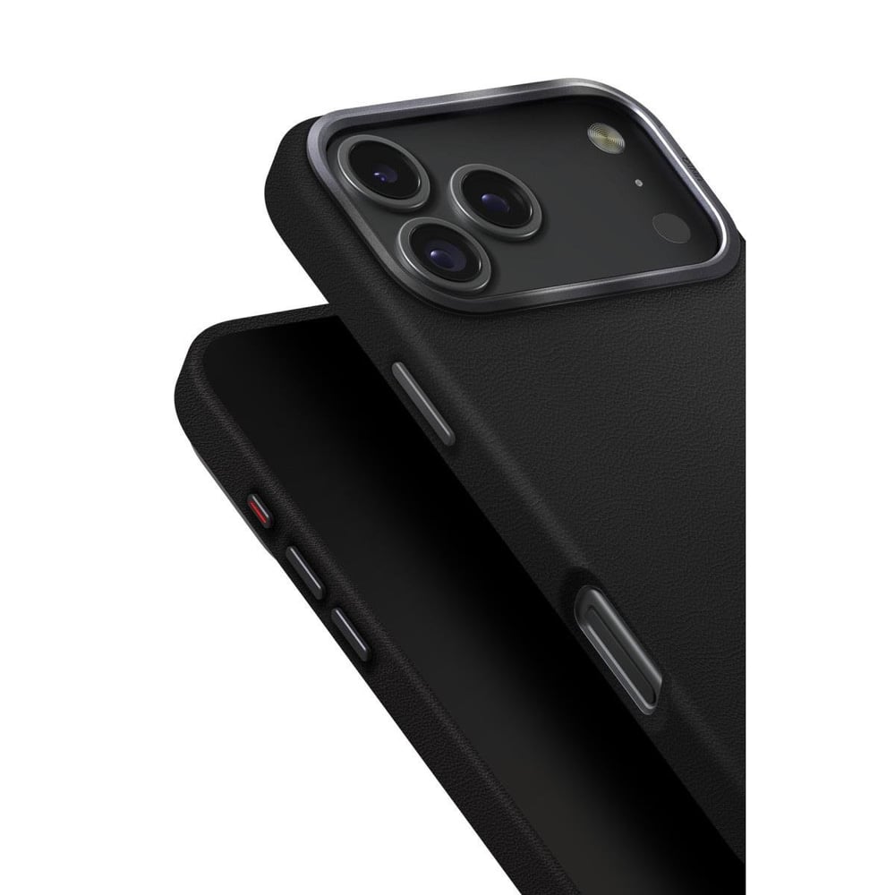 Uniq iPhone 17 Pro Max Lyden MagSafe Vegan Deri Kılıf – Siyah