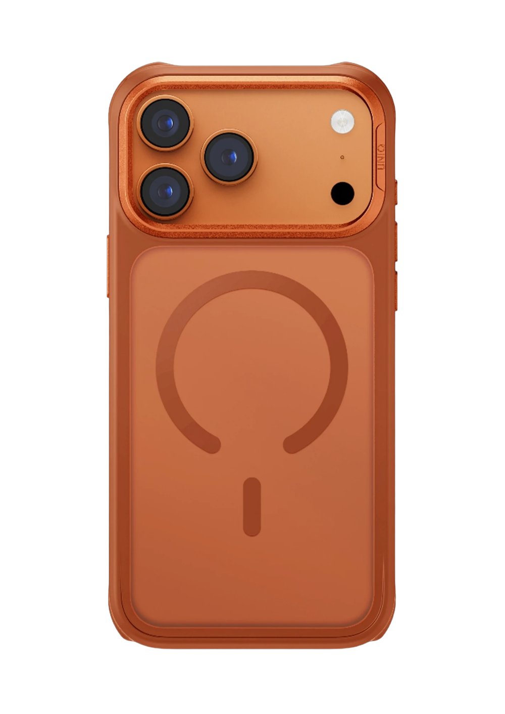 Uniq iPhone 17 Pro Max Veren MagSafe Uyumlu Telefon Kılıfı – Turuncu