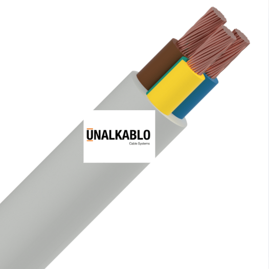 2X1 Siyah TTR Ünal kablo TTR H05VV-F 