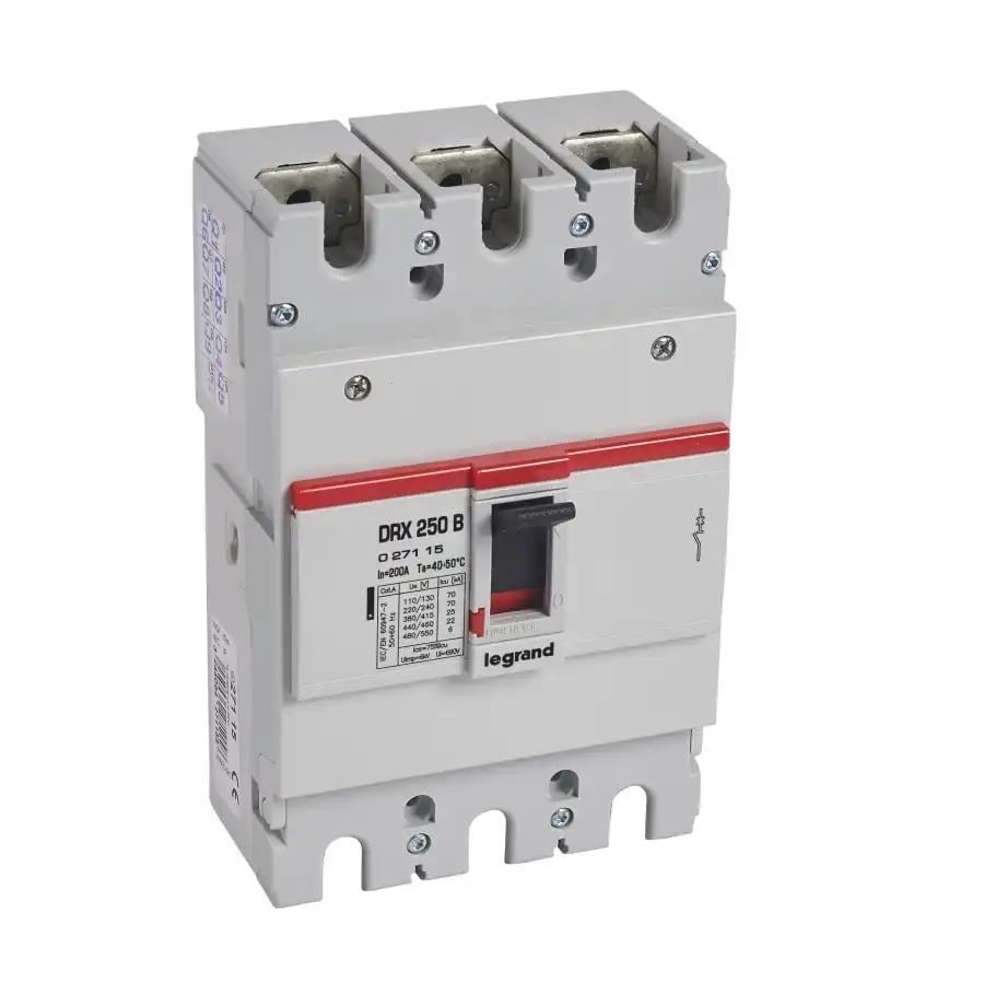 Legrand - 027115 DRX250 3P 200A 25kA Termik Manyetik Kompakt Şalter