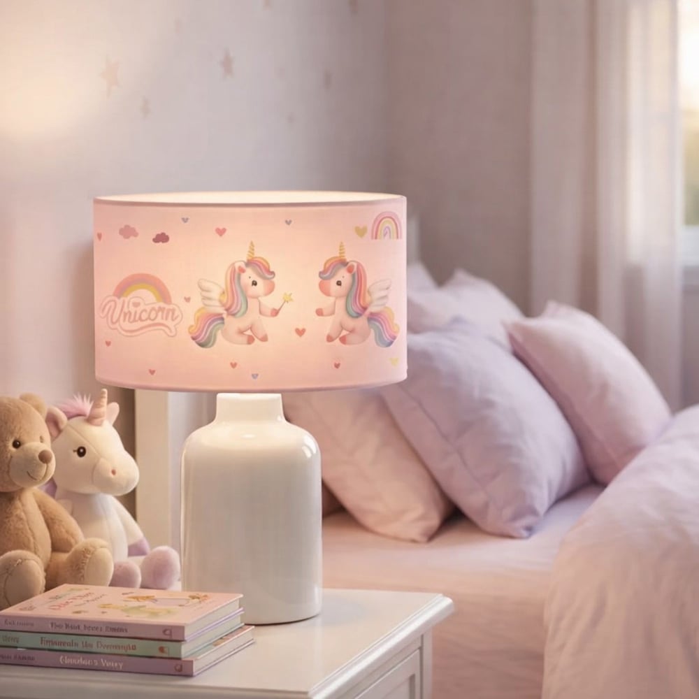 Unicorn Çocuk Odası Abajur 