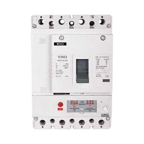Viko - VMR2-100-SN2 4x100A 25ka Sn2 Kaçak Akımlı Sabit Kompakt Şalter