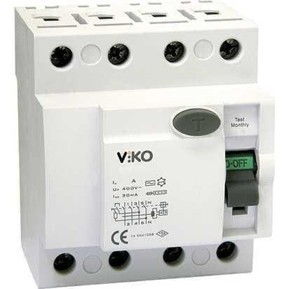 Viko - VTR4-40300 4x40A 300mA Ac Tip Kaçak Akım Rölesi
