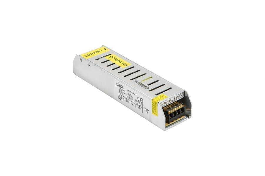 Cata CT-2576 12Volt 10Amper 120W Slim Şerit Led Trafosu Fansız