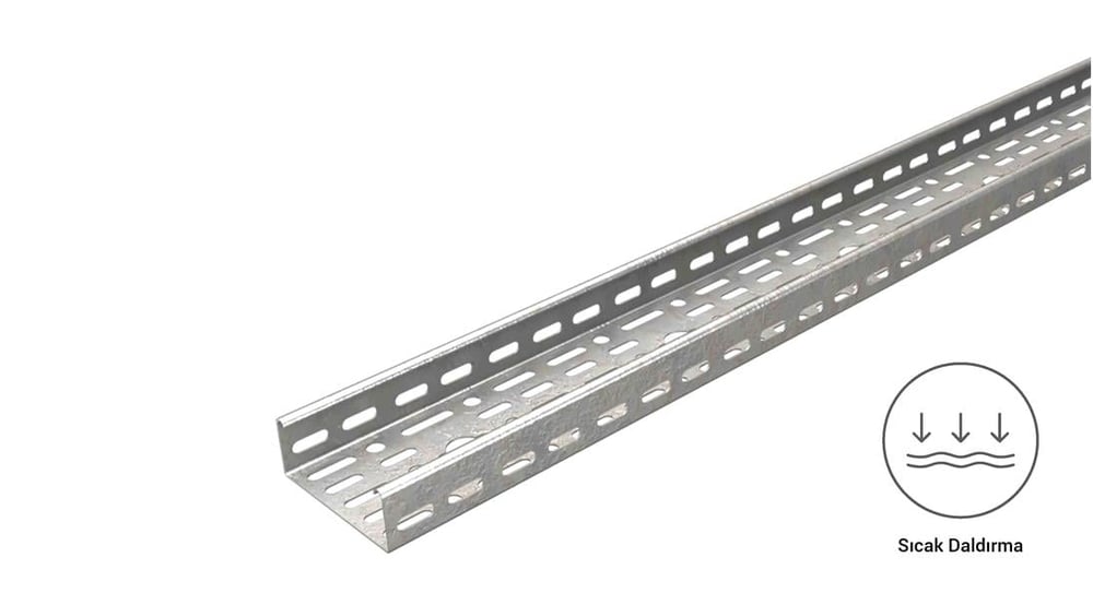 Eae 40 Cty 100 - Sıcak Daldırma Kablo Kanalı (100X40X0.8mm) 