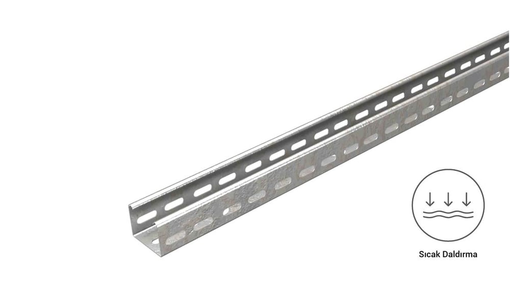 Eae 40 Cty 50 - Sıcak Daldırma Kablo Kanalı (050X40X0.8mm) 