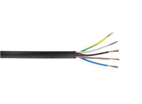 Hes 5x2,5 mm² TTR Kablo Siyah H05VV-F