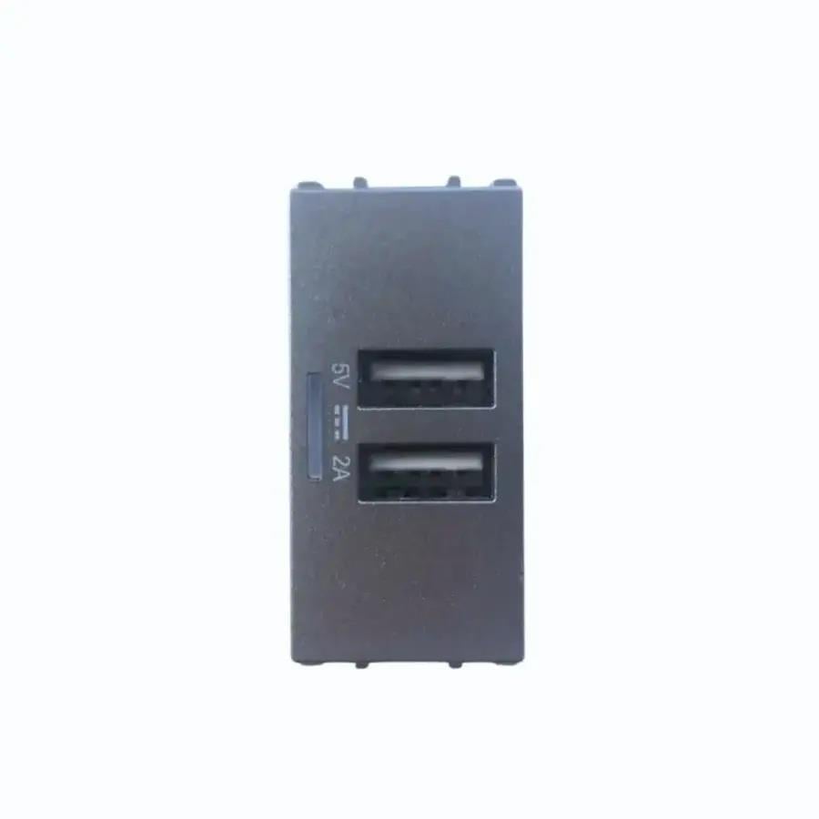 Thea Panasonic Modüler Füme Usb Priz Alt+Düğme Kapak 1M 5V2A
