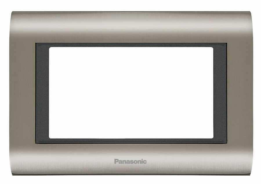 Viko Panasonic Thea Sistema 3M İnox Füme Çerçeve