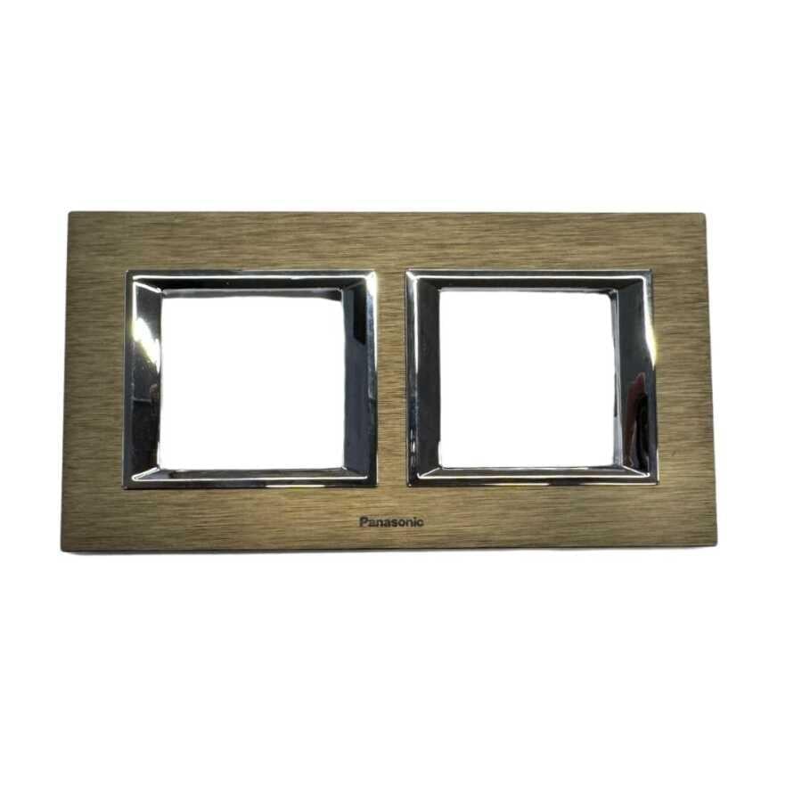 Viko Panasonic Thea Ultima Serisi Eloxal Bronz Çerçeveler 2x2 Çerçeve
