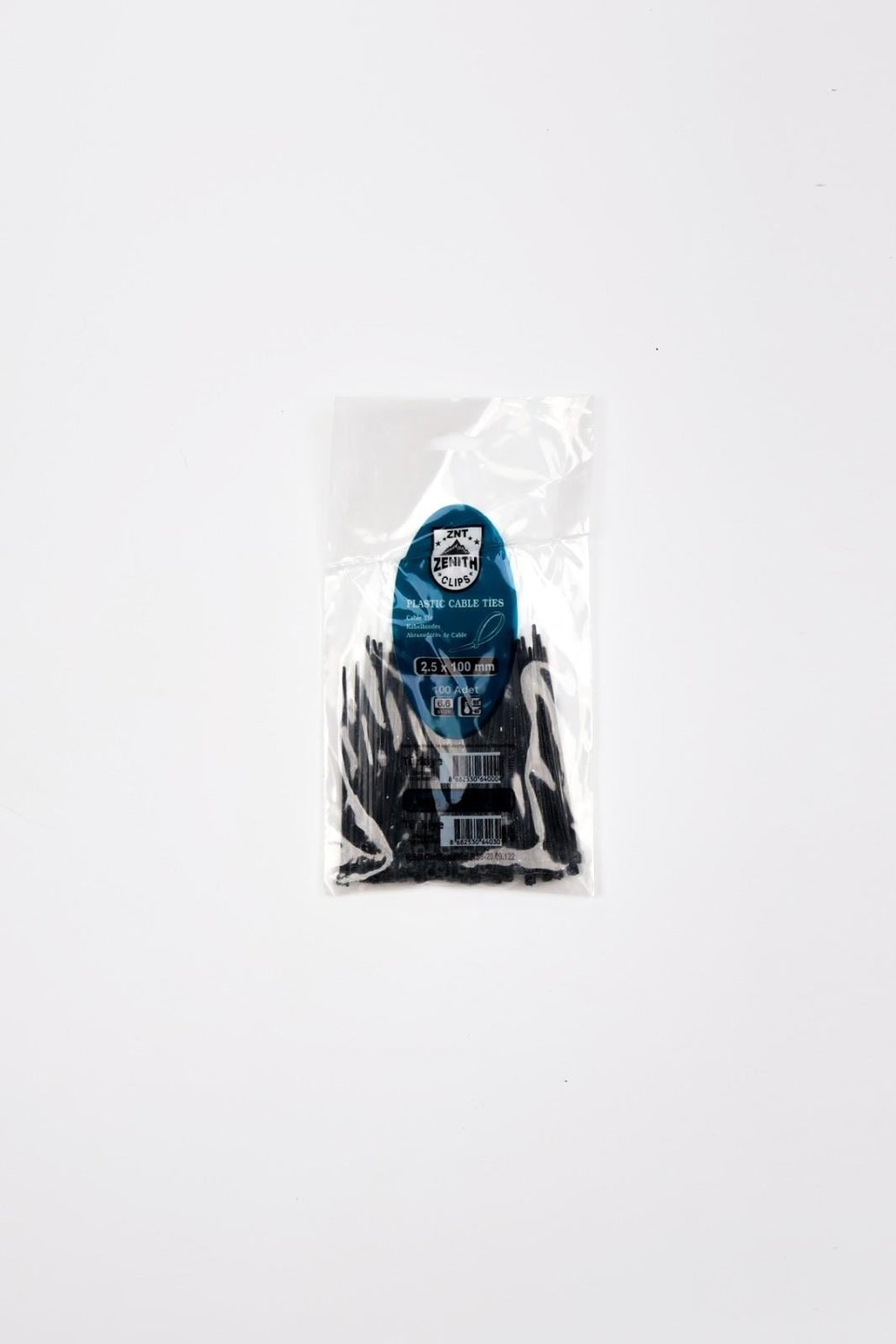Zenith 2,5x100 Siyah Kablo Bağı & Plastik Kelepçe & Cırt Kelepçe 100 Adet (paket)