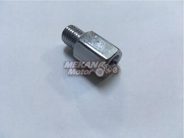 MIRROR ADAPTER INPUT 8MM STRAIGHT THREAD OUTPUT 10MM STRAIGHT THREAD