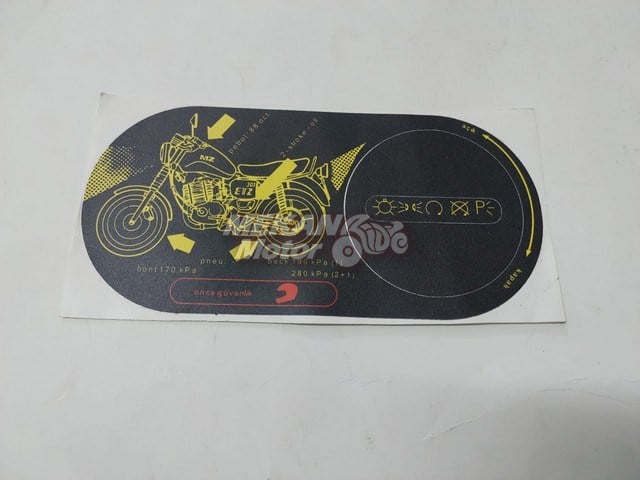 STICKER FOR FUELTANK MZ