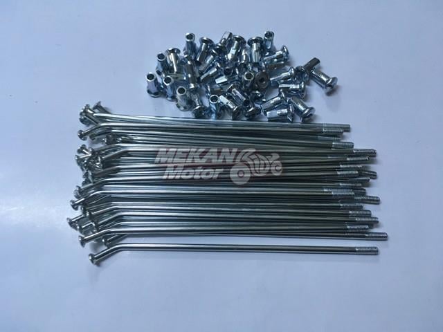 SPOKES SET REAR WHEEL 36 UNIT FOR 1 RIM 640 JAWA 350