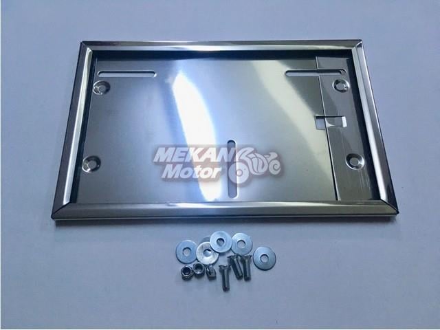 LICENCE PLATE CHROME JAWA 250