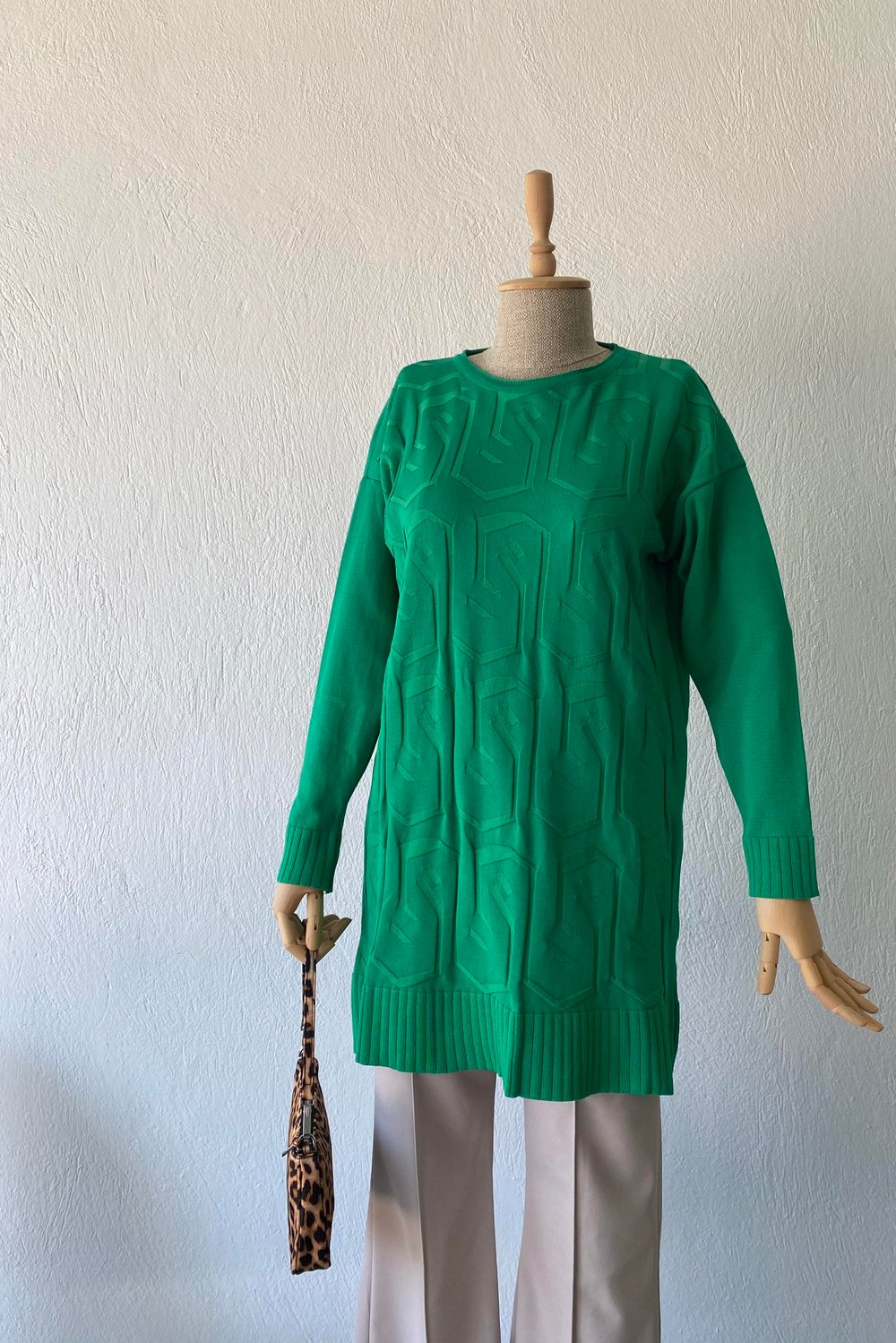 Masal Merserize Tunik Yeşil