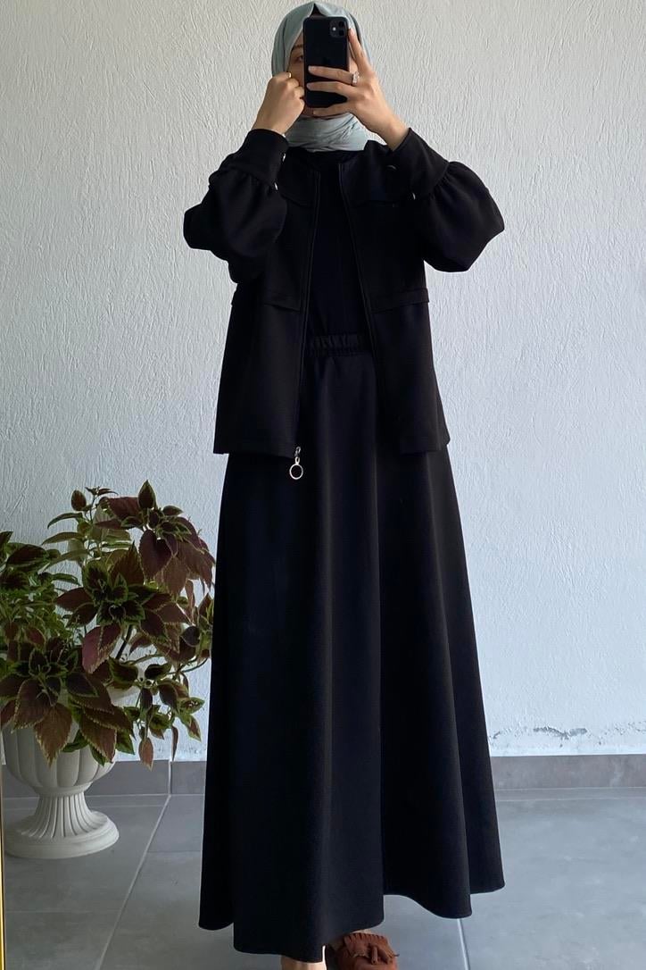 Scuba Etekli Takım Siyah