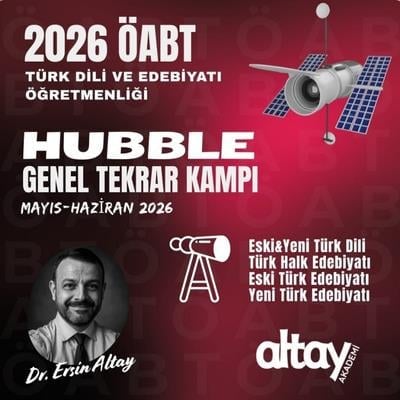2026 TÜRK DİLİ VE EDEBİYATI ÖABT HUBBLE SENE SONU KAMPI
