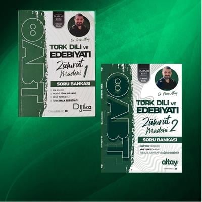 TÜRK DİLİ VE EDEBİYATI ÖABT ZÜMRÜT MADENİ SORU BANKASI 1. VE 2. CİLT