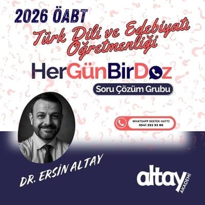 TÜRK DİLİ VE EDEBİYATI ÖĞRETMENLİĞİ ÖABT SORU ÇÖZÜM PAKETİ
