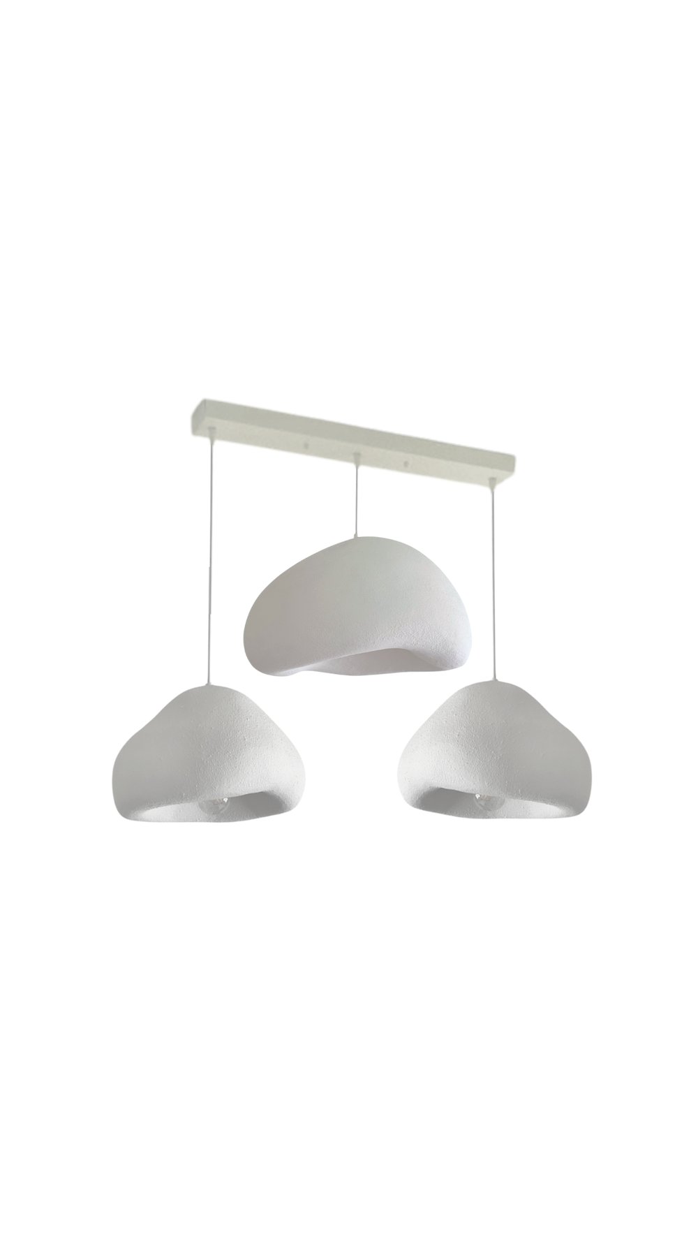 Lore Serisi Üçlü Sarkıt Avize (40-50-40 CM )