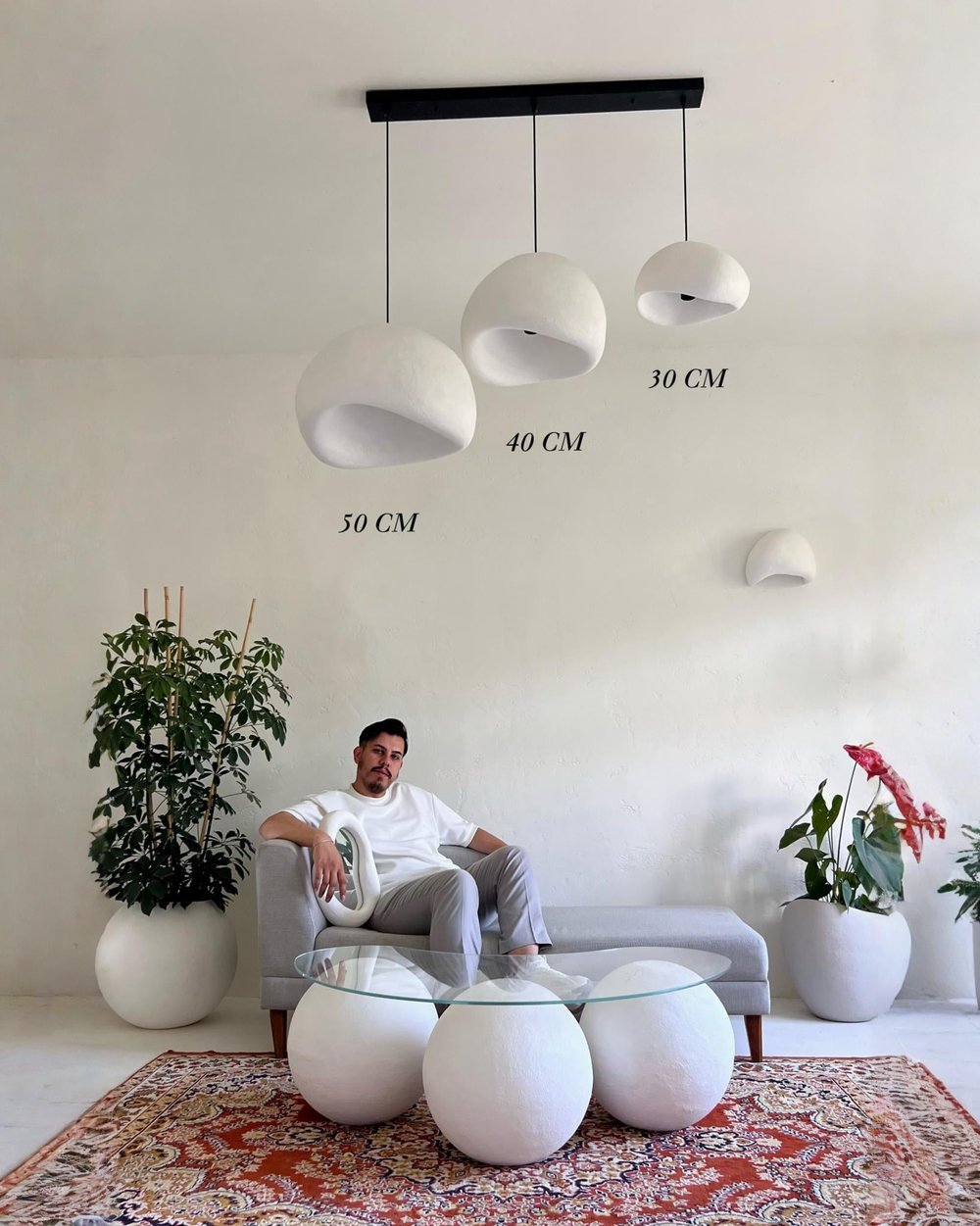 Loval Üçlü Sarkıt Aydınlatma 30-40-50 CM ( Kısa Süreli Kampanya )