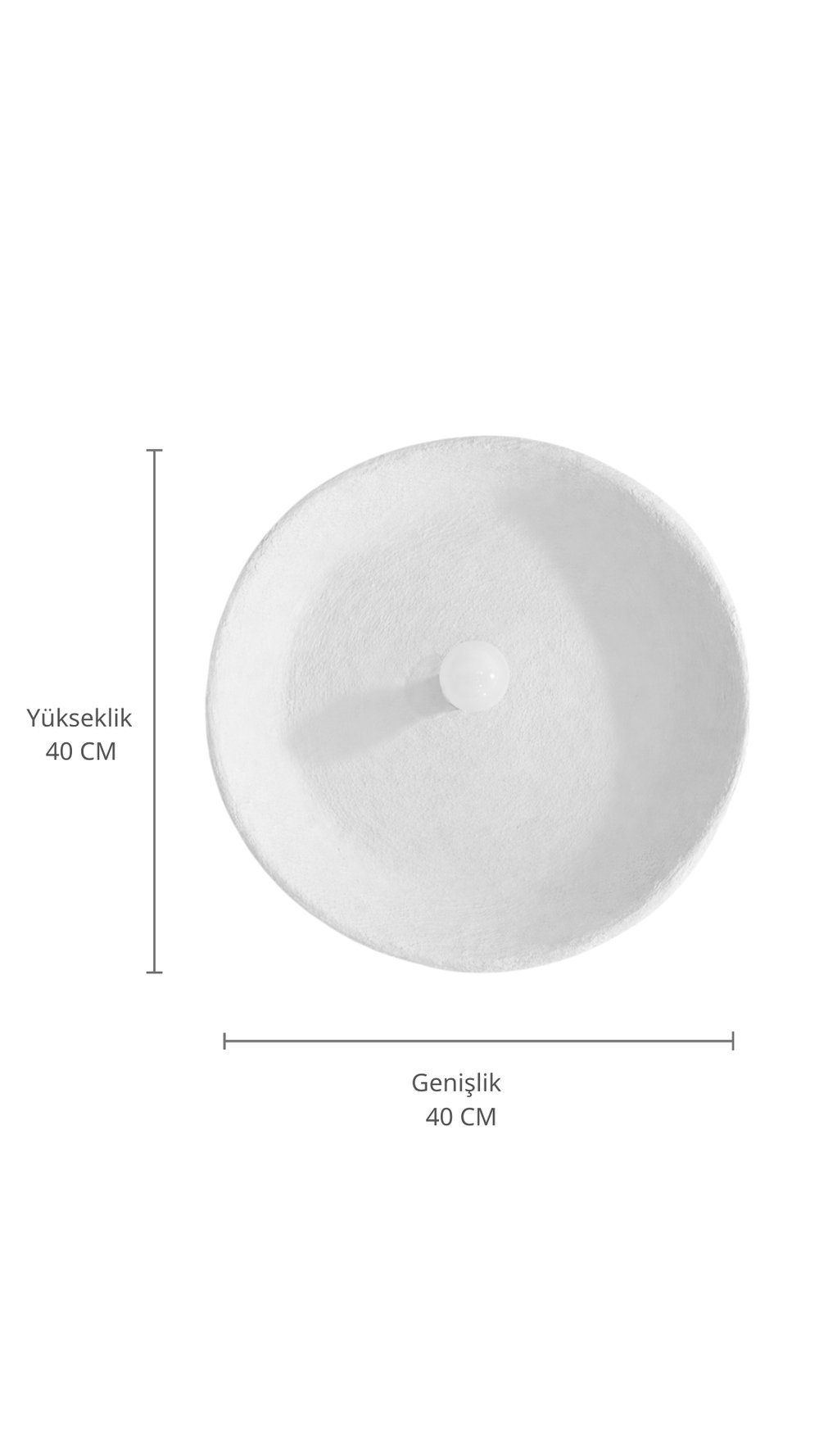 Yeni Sezon Tasarım 40 CM Aplik