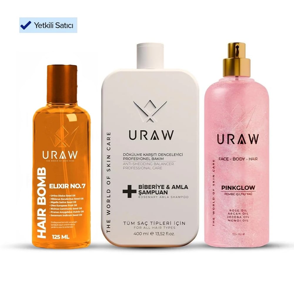 Saç ve Cilt İçin Derinlemesine Onarım ve Işıltı Veren Ultra Set