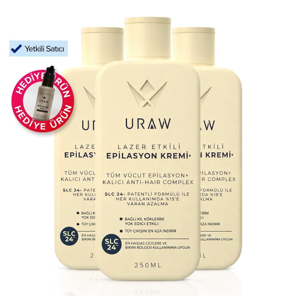 Uraw Epilasyon Kremi Etkili Çözüm Paketi( Epilasyon Yağı Hediyeli ) 