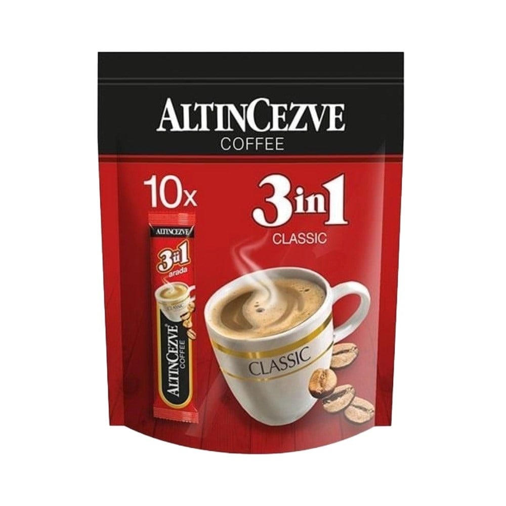 3ü1 Arada | Üçü bir arada Classic 10′ lu Paket (Tek İçimlik) 15 Gr x 10 Adet
