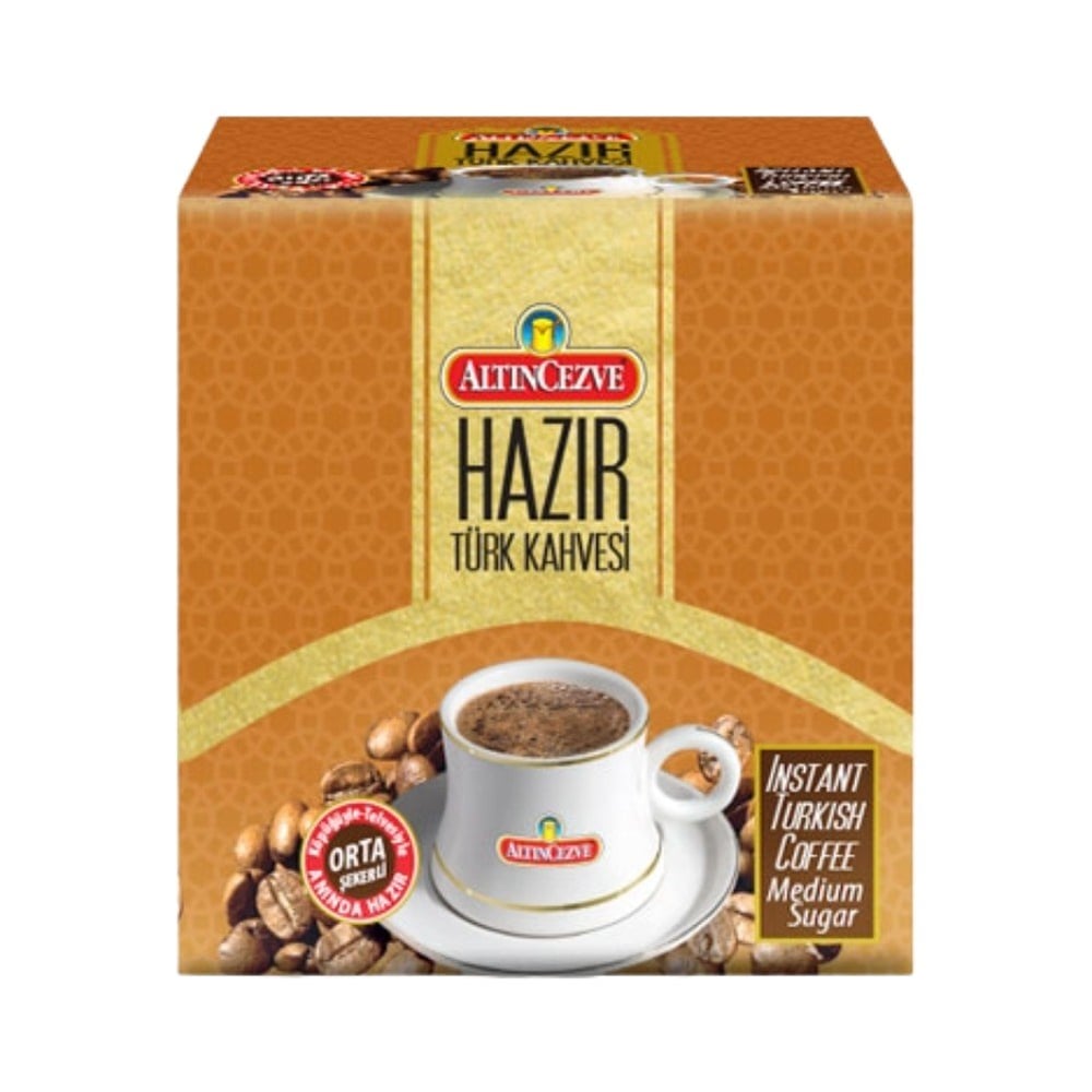 Hazır Türk Kahvesi Orta (Orta Şekerli) 20' li Paket (20 Adet x 9 Gr)