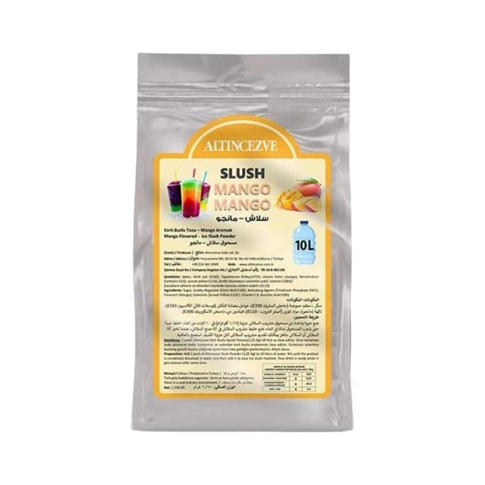 Ice Slush Karlı Buzlu Karlama Tozu | Mango 1.250 Gr - 10 L
