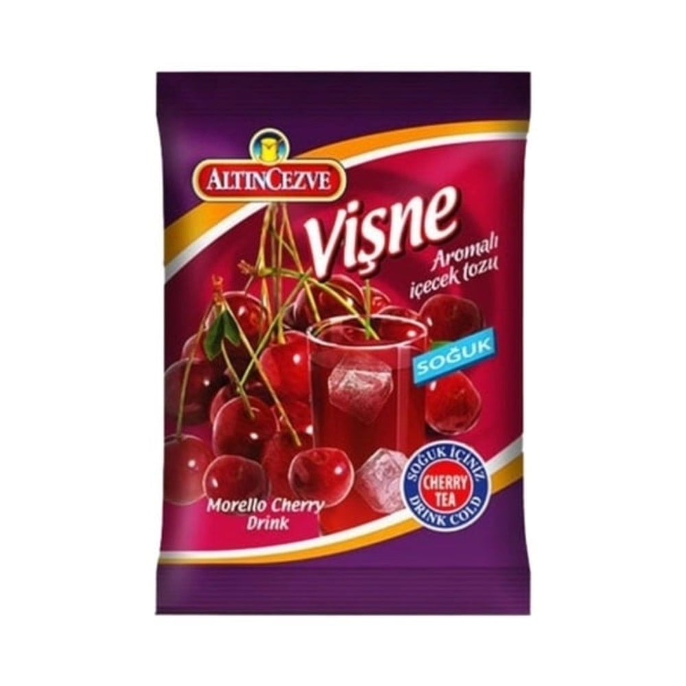 Vişne İçecek Tozu - Soğuk 450 Gr (10 Litre) | Limonata makineleri için uygundur