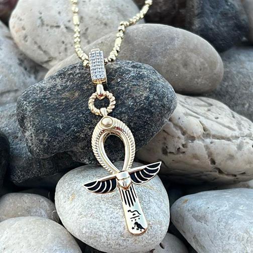 Mineli Ankh Charm
