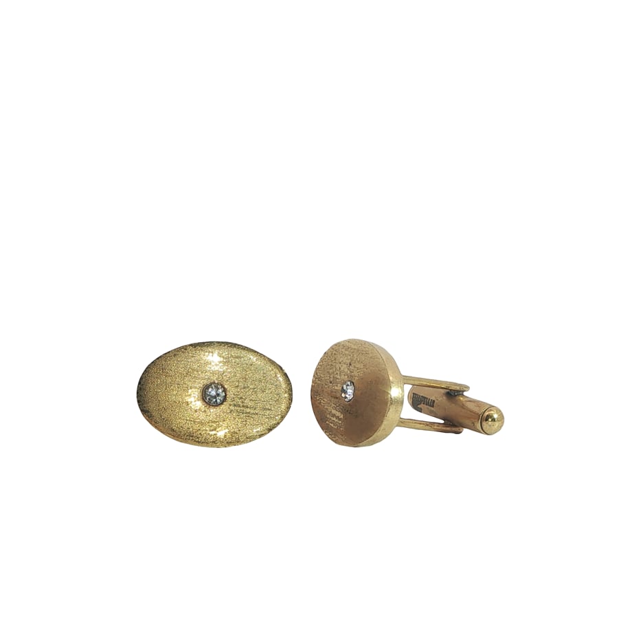 Acar Gold Gümüş Kol Düğmesi - KOL0006Ç