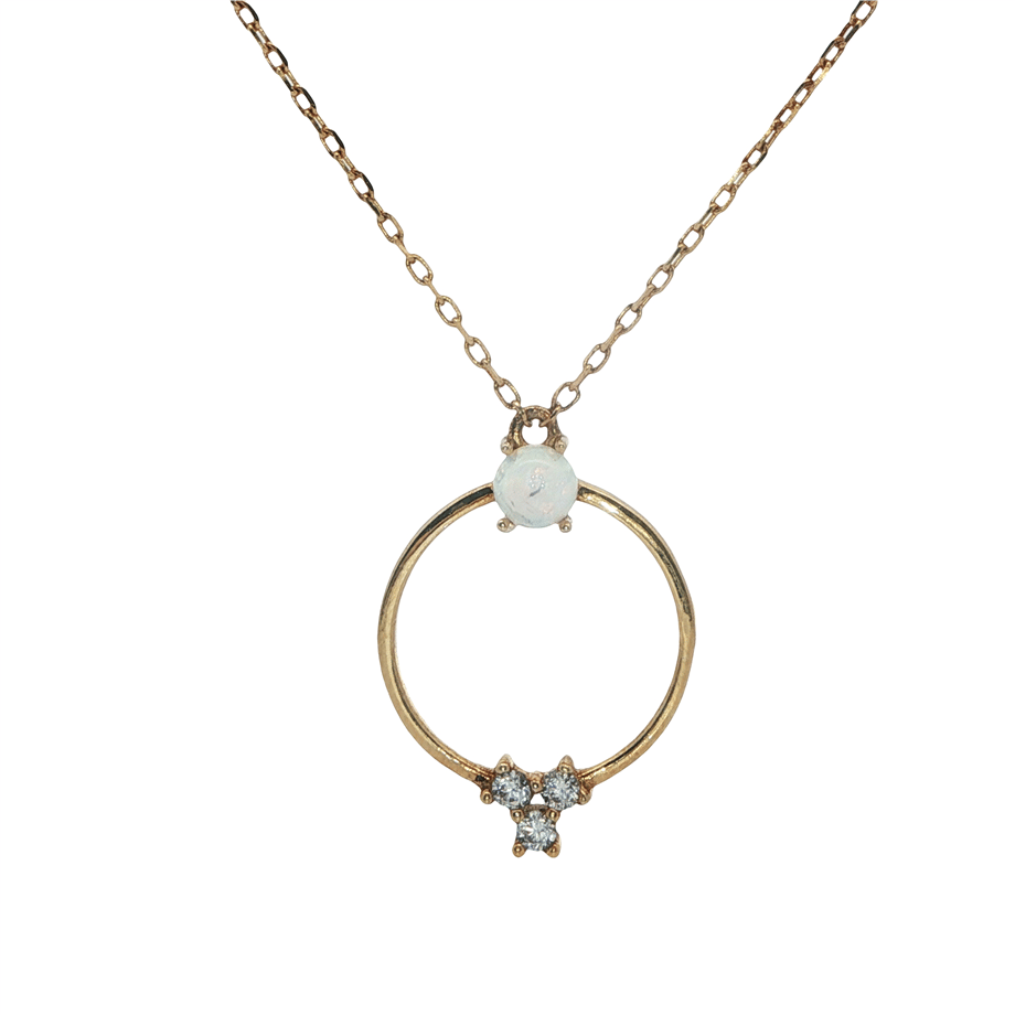 Acar Gold Gümüş Kolye - KL03897S