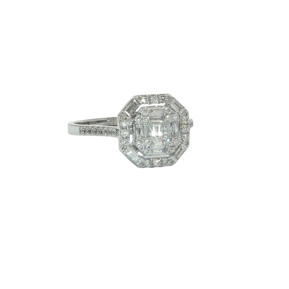 Acar Gold Pirlanta Baget Yüzük - PR03036